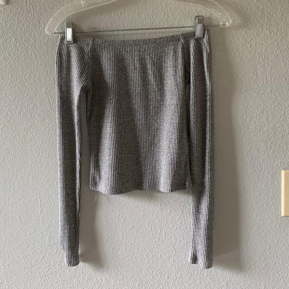 2 FOR $15 // Divided Ribbed Off the Shoulder Top